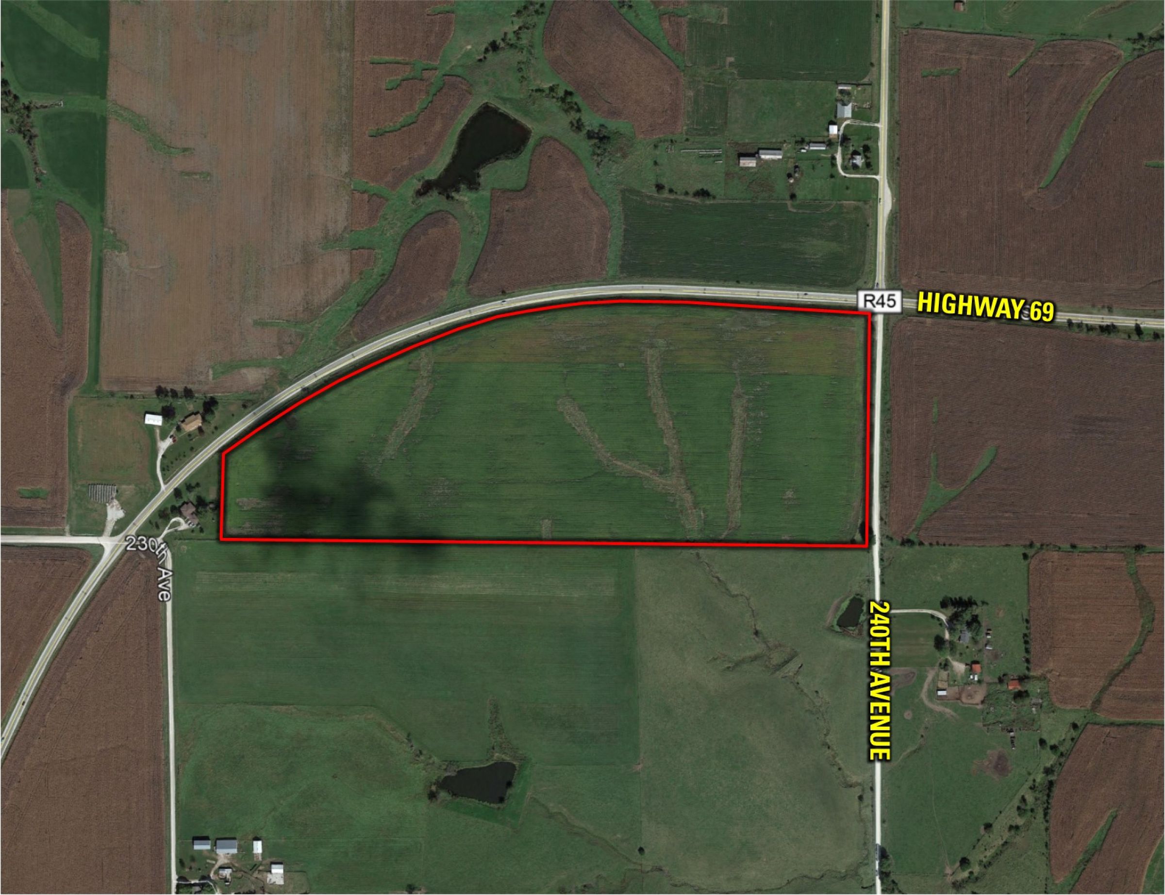 Peoples Company Land For Sale-Clarke County Iowa-Auction - 240th Ave. Osceola, IA 50213