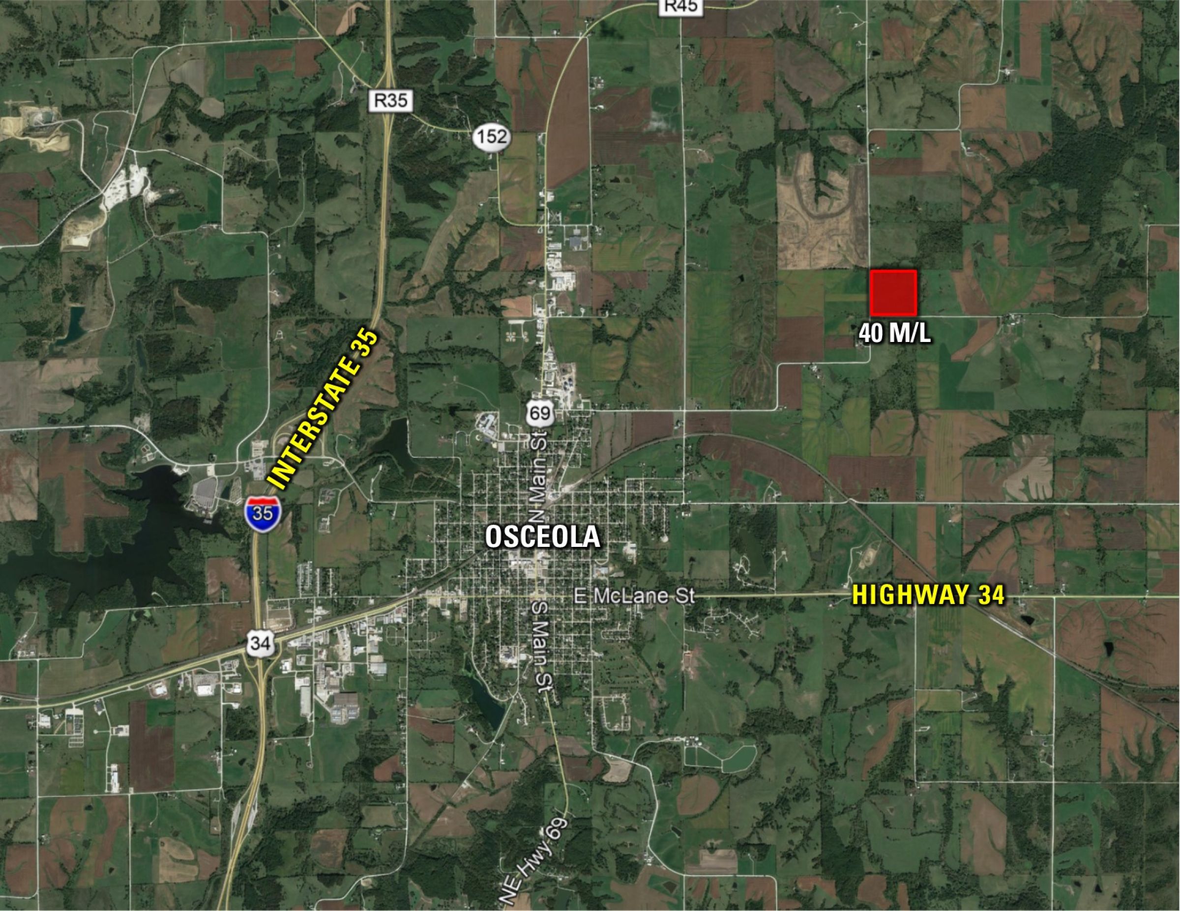 Peoples Company Land for Sale - Auction - Kendall St. Osceola, IA 50213