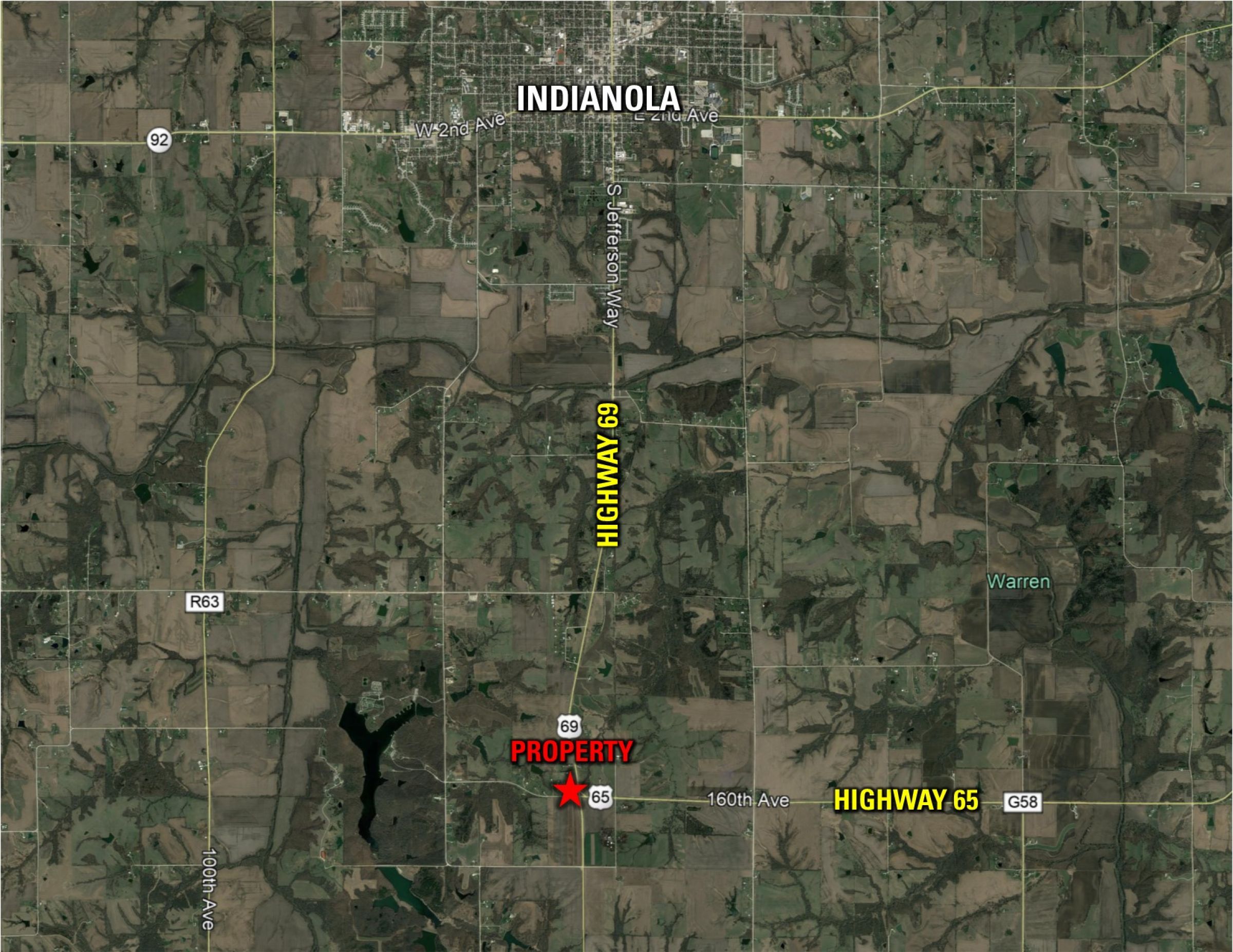 Peoples Company-Land in Warren County IA-13675 Hwy G58 Indianola