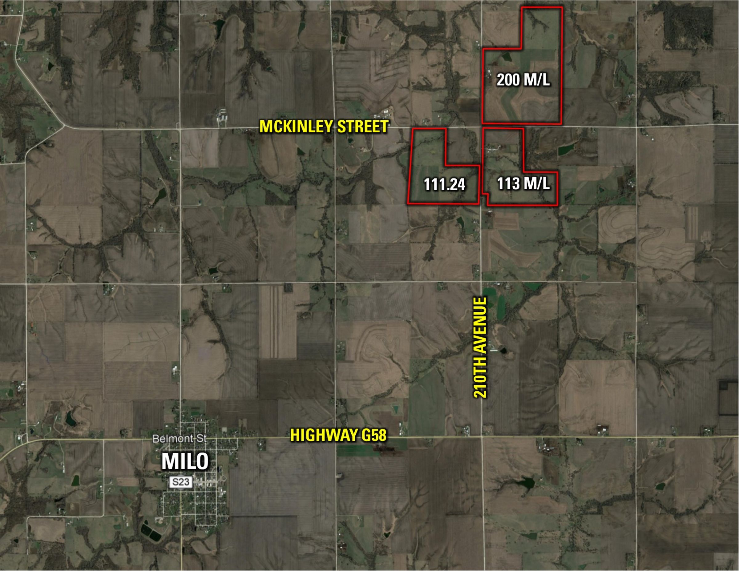 Peoples Company land for sale in Warren County IA_McKinley St. Milo,IA 50166