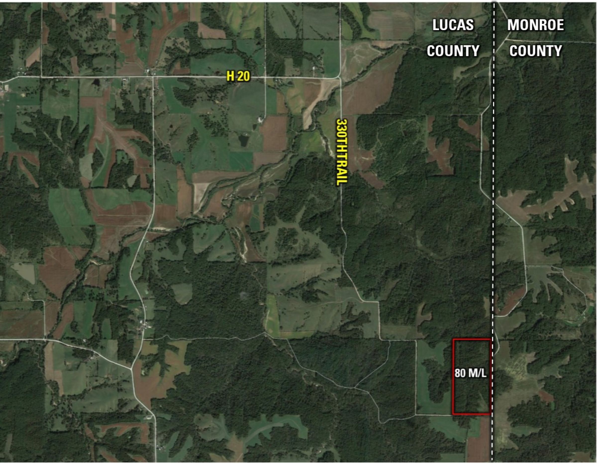 Peoples Company Land for Sale in Lucas County, IA - 540th Ln Russell, IA 50238