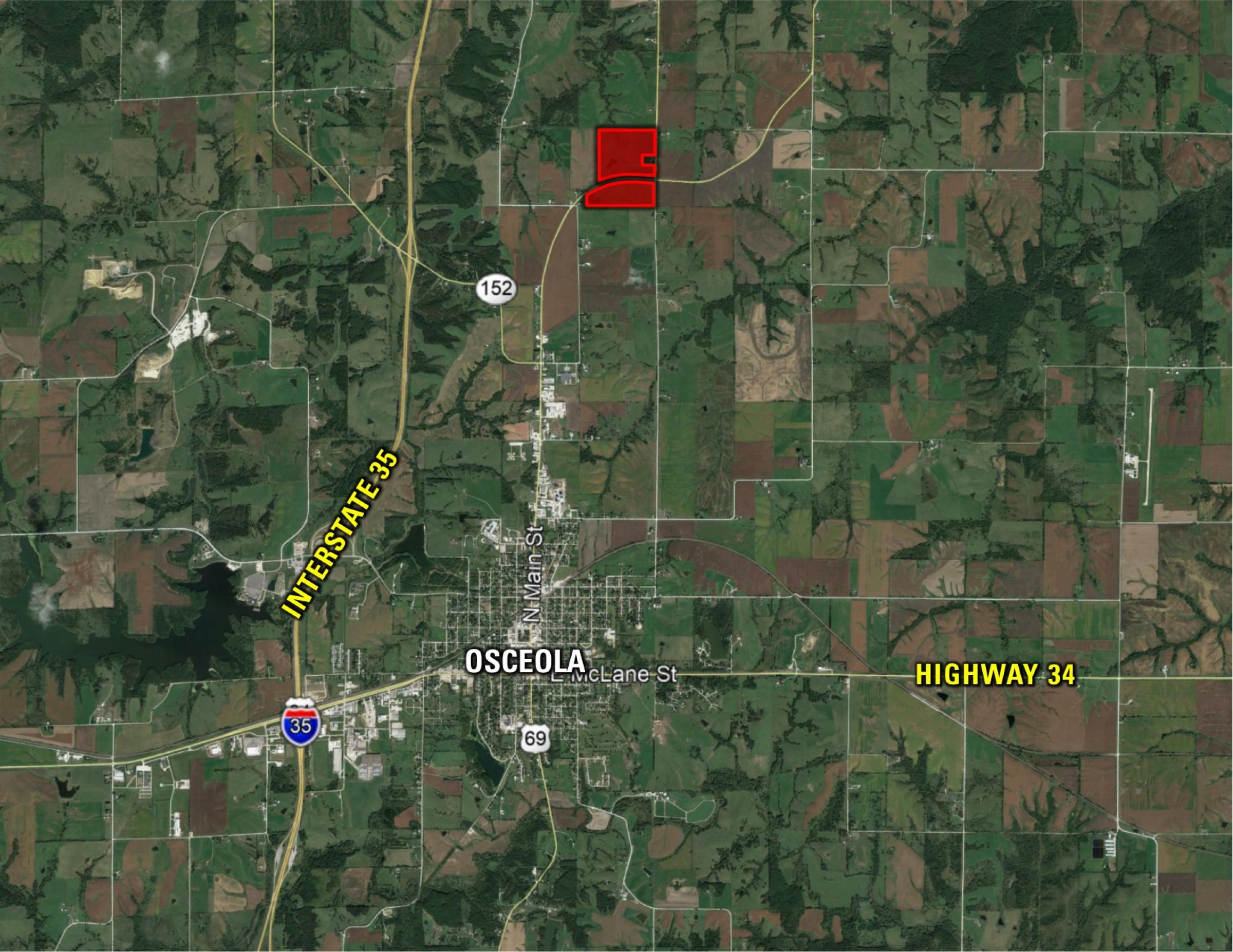 Peoples Company Land For Sale-Clarke County Iowa-Auction - 240th Ave. Osceola, IA 50213