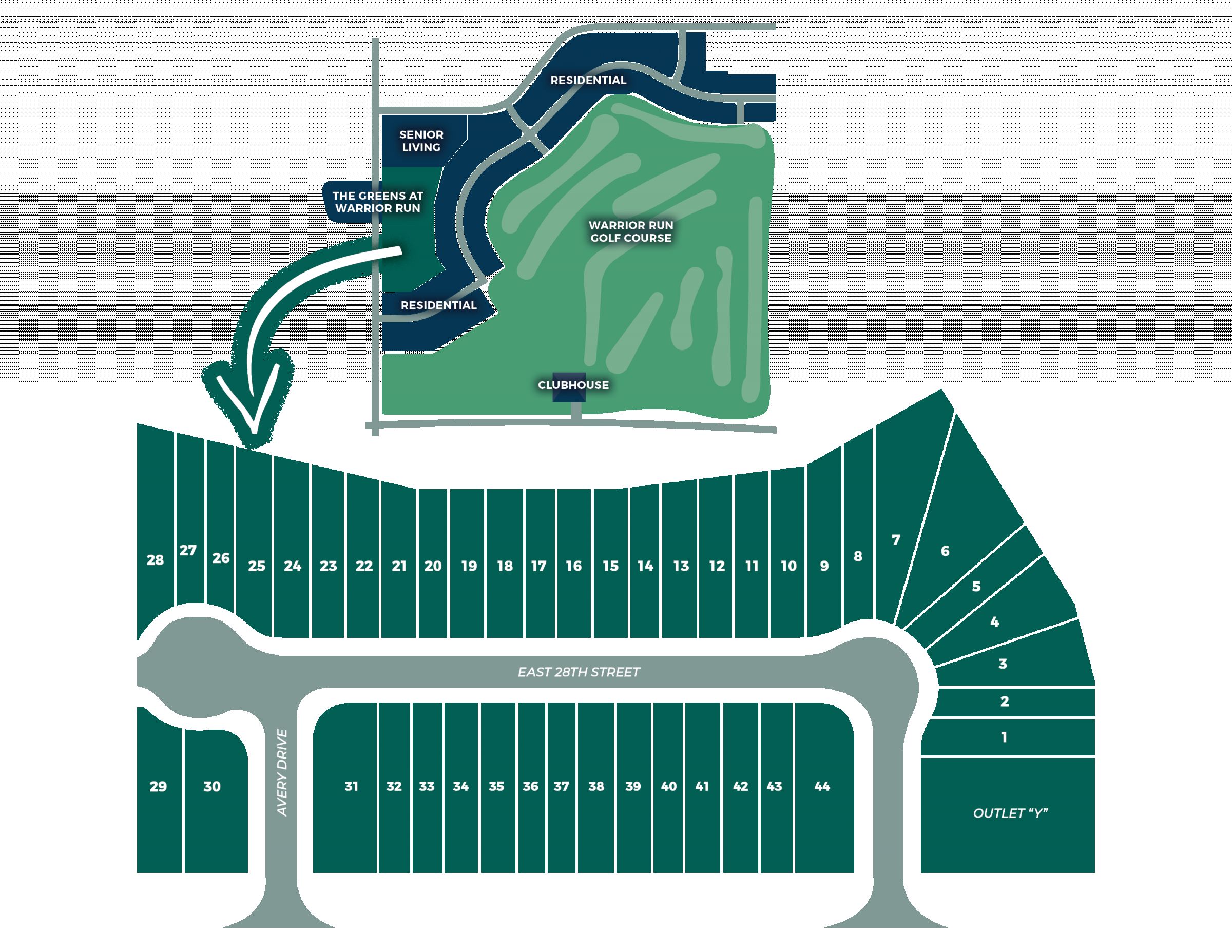 The Greens At Warrior Run Plat Map