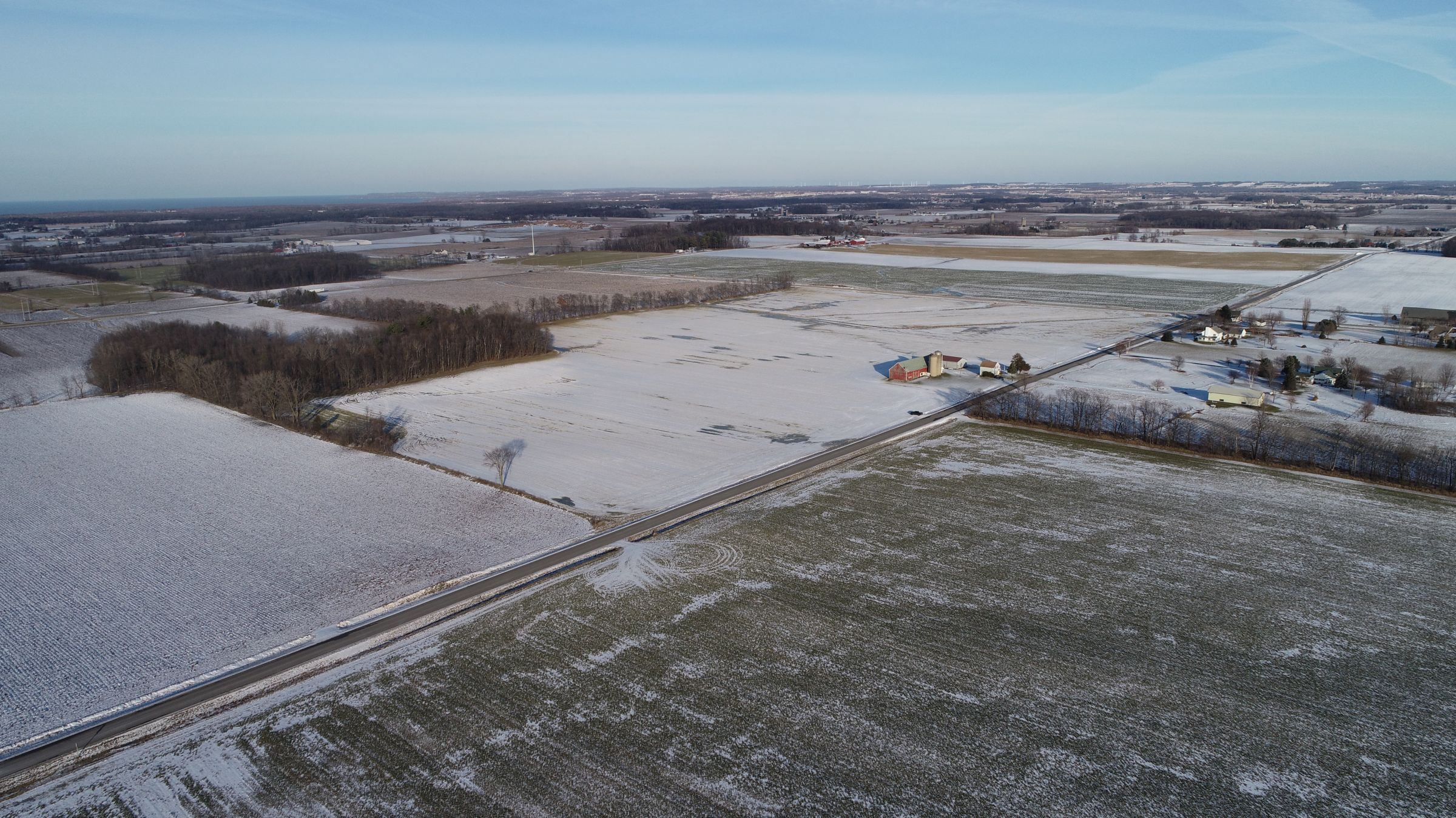 Aerial - Northwest looking Southeast