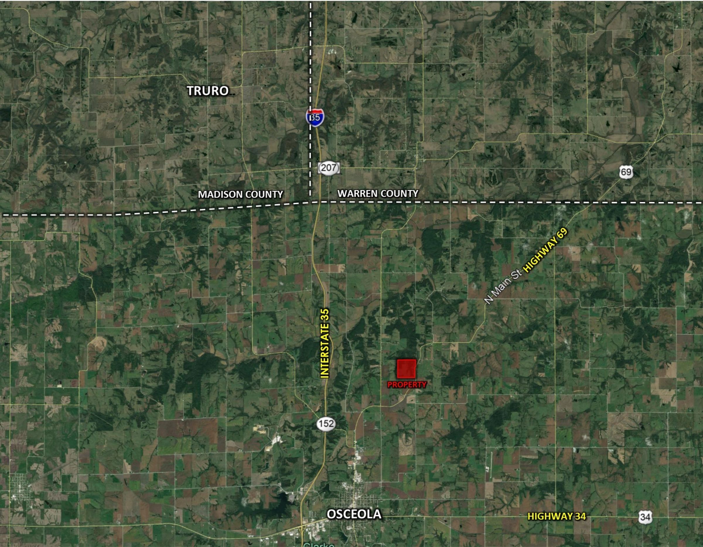 Peoples Company Land for Sale-Clarke County-000 Hwy. 69 Ave. Osceola, IA 50213