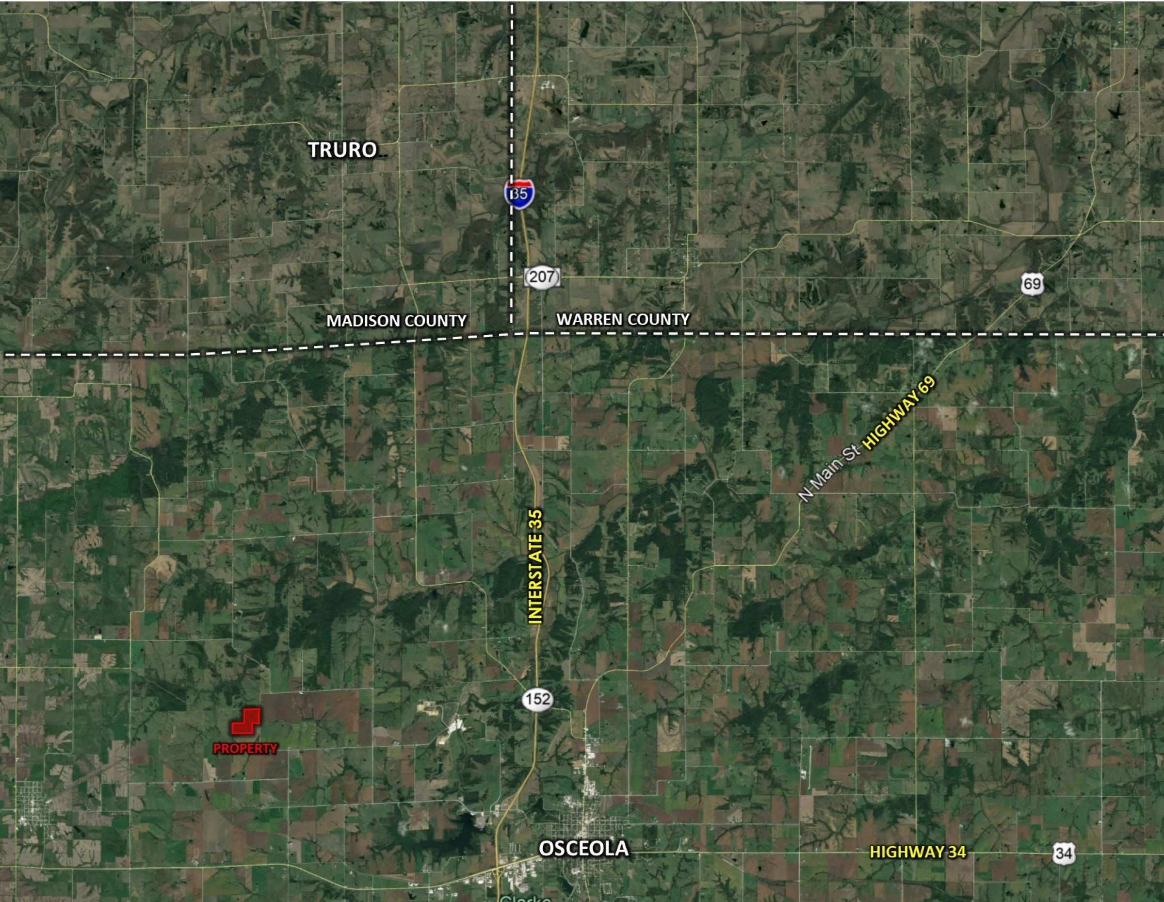 Peoples Company Land for Sale-Clarke County-000 170th Ave. Osceola, IA 50213