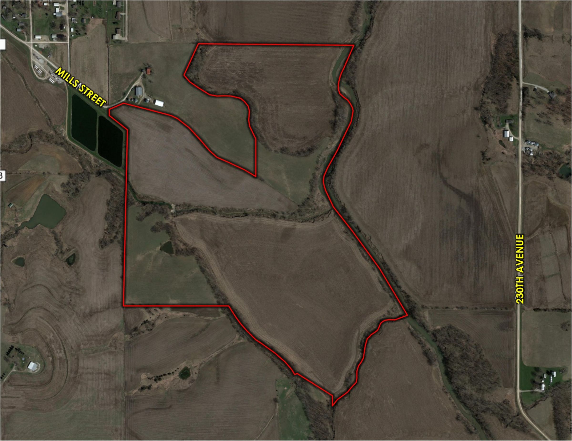 Peoples Company Land Auction-Warren County, IA-mills street-Lacona-IA-50139