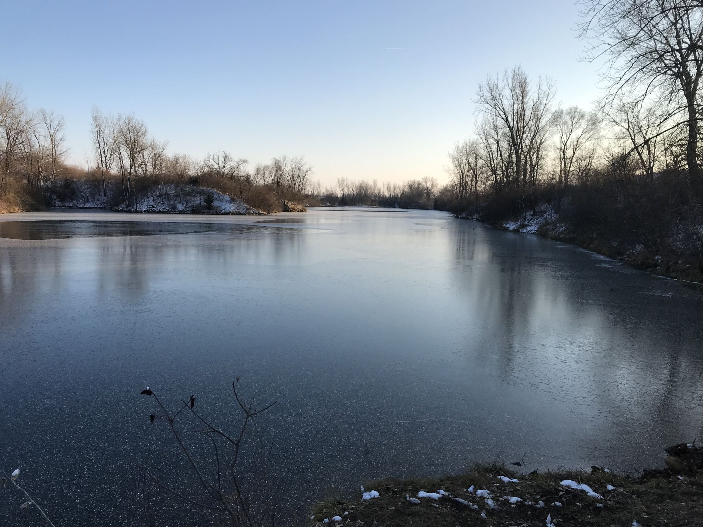 West Long View of Lake from Boat Ramp