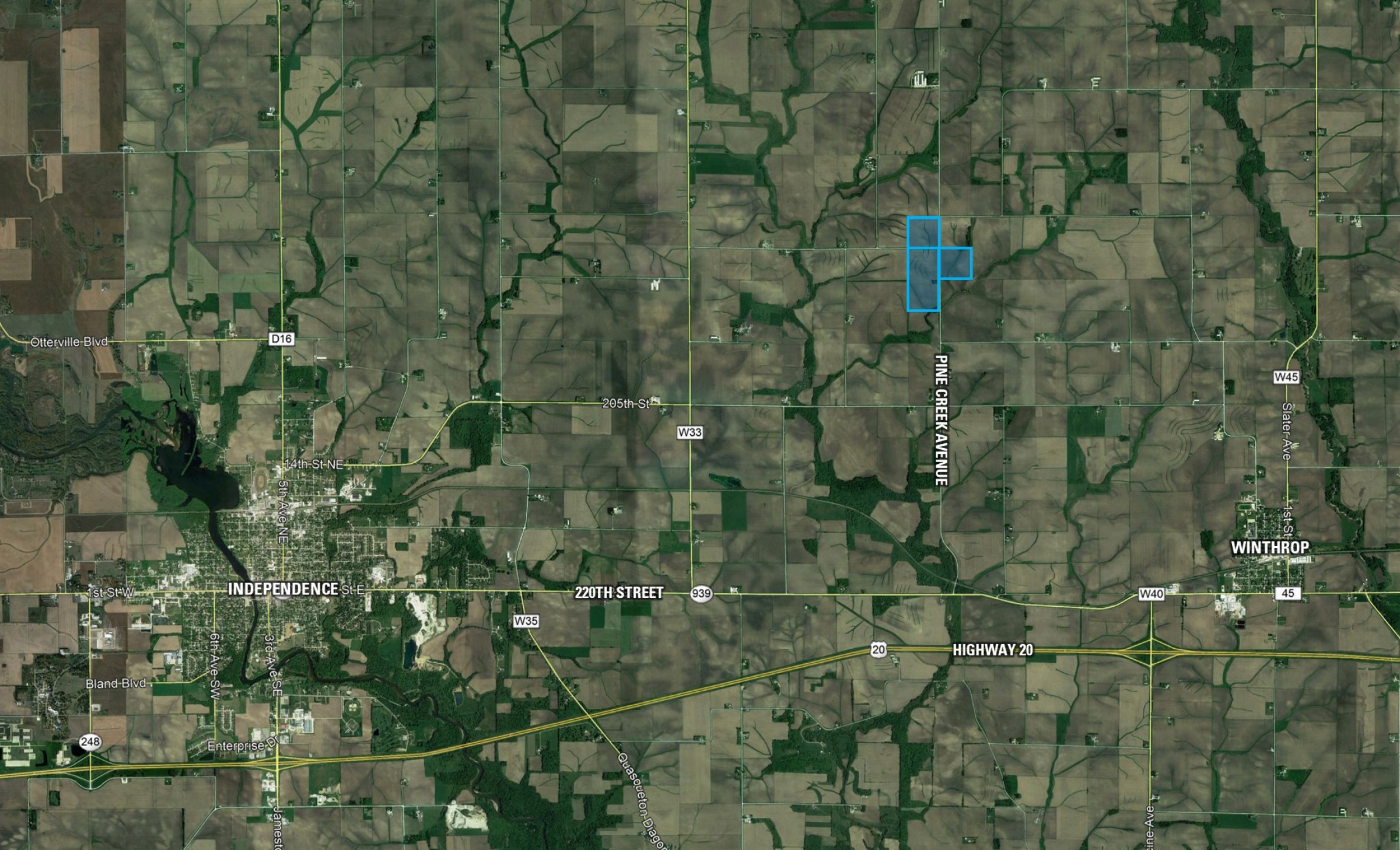 Google Far Aerial Map