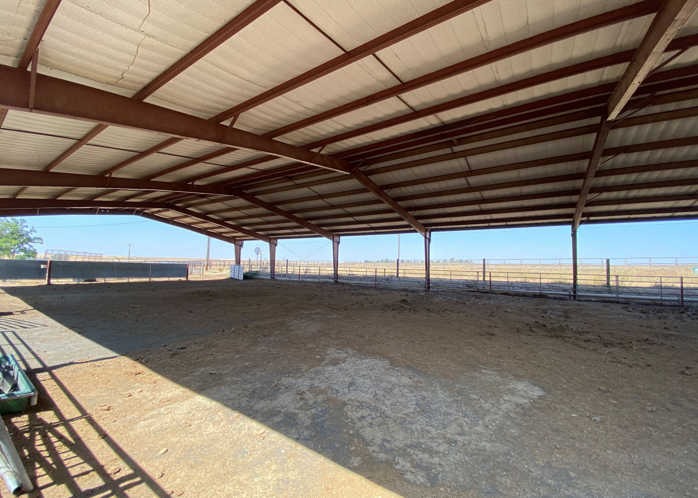 Outdoor Covered Riding Arena