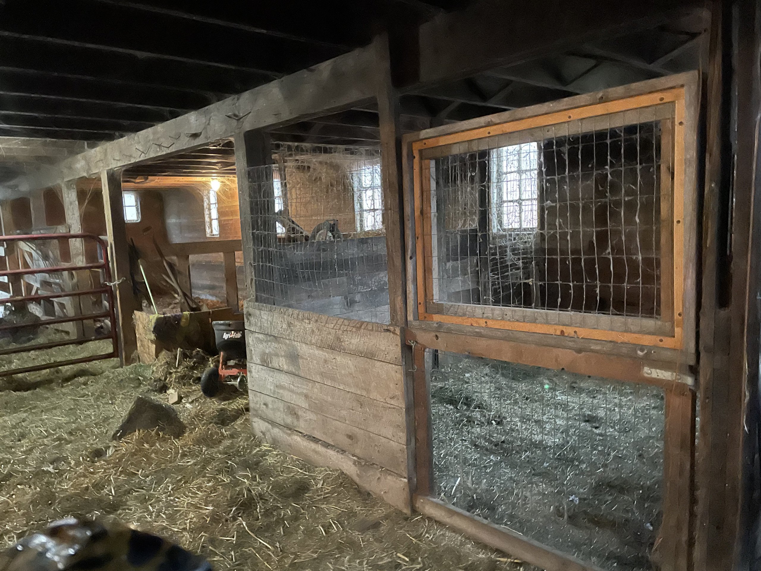 Inside of the Barn 