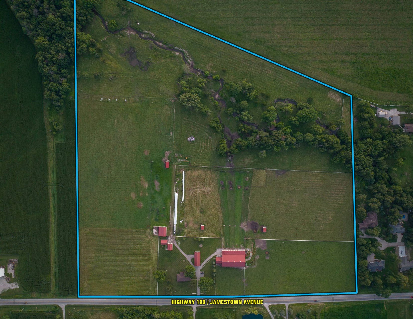 residential-land-buchanan-county-iowa-48-acres-listing-number-16335-Jon and Crystal Blin, Buchanan Co - Birdseye Property Outline-0.jpg